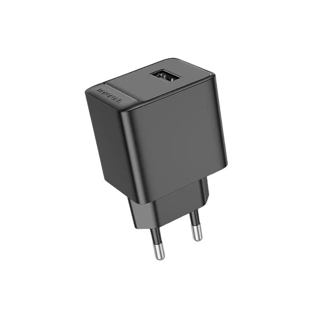 Мережевий зарядний пристрій BOROFONE BAS11A Erudite single port charger set (Type-C) (EU) Black