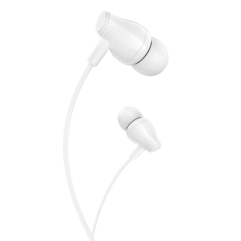 Навушники дротові BOROFONE BM61 (3,5 мм) White — Borofone
