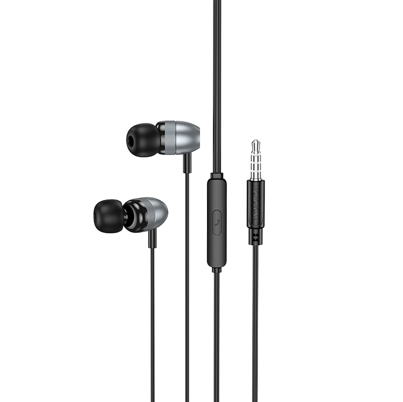 Навушники дротові BOROFONE BM95 (3.5mm) Black — Borofone