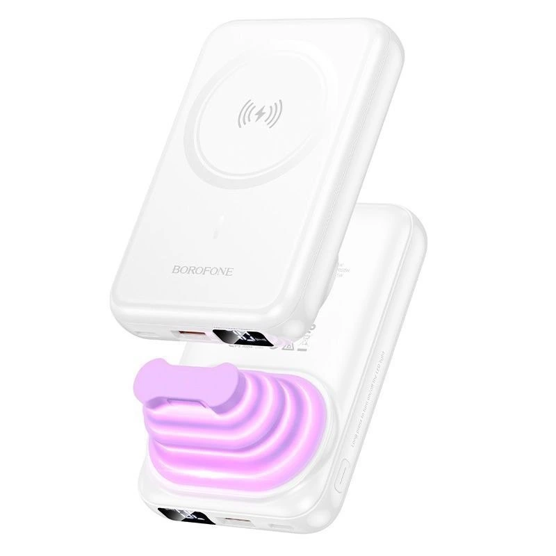 Power Bank Borofone BJ83 Magnetic 22.5W (10000mAh) Білий