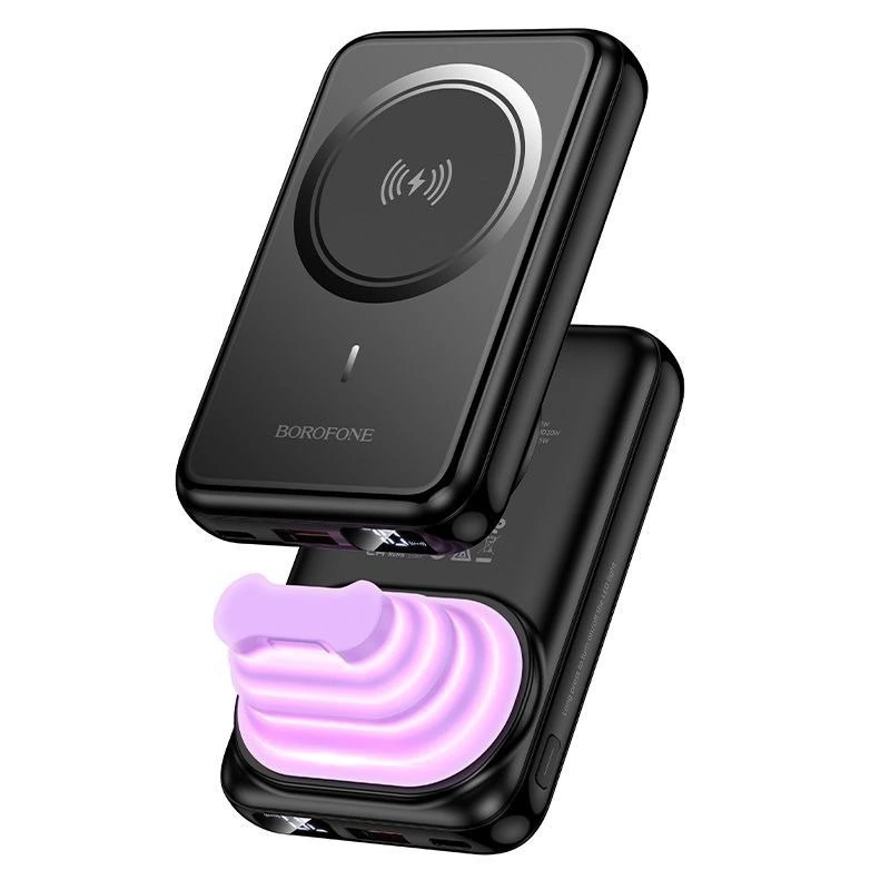 Power Bank Borofone BJ83 Magnetic 22.5W (10000mAh) Чорний