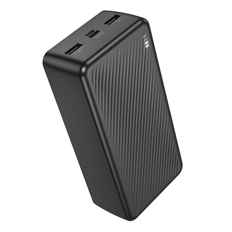 Зовнішній акумулятор BOROFONE BJ55B Graceful power bank(30000mAh) Black — Borofone