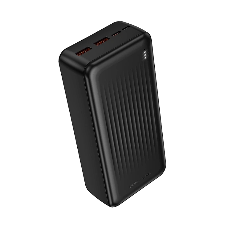 Зовнішній акумулятор BOROFONE BJ80B Clever 22.5W+PD20W fully compatible power bank(30000mAh) Black