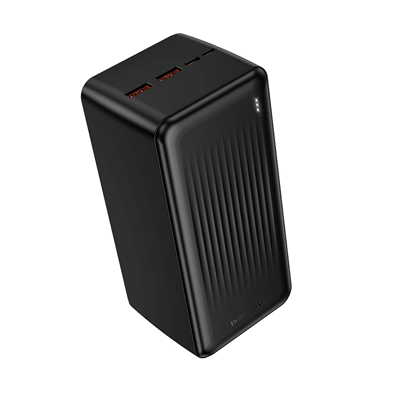 Зовнішній акумулятор BOROFONE BJ80C Clever 22.5W+PD20W fully compatible power bank(50000mAh) Black — Borofone