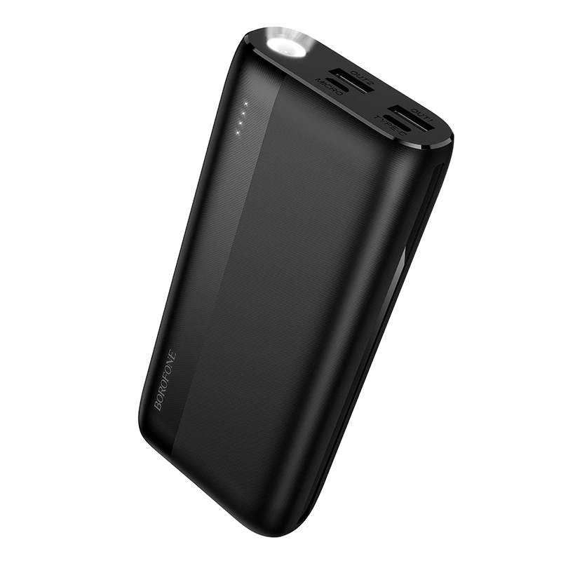 Зовнішній акумулятор BOROFONE BJ86 Victoria power bank(20000mAh) Black