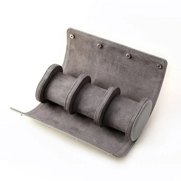 Коробка для трьох годинників Roll Grey — Nobrand
