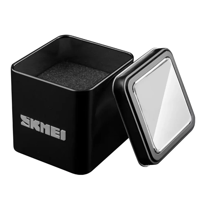 Коробочка Skmei BOXMA2 English Tin Box Black — Nobrand