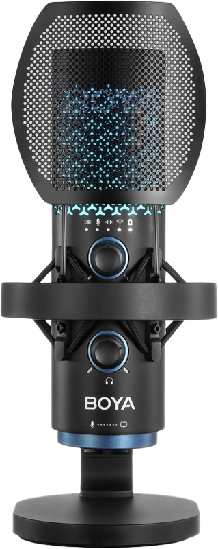 Бездротовий конденсаторний мікрофон BOYA K5-02 RGB Black — BOYA