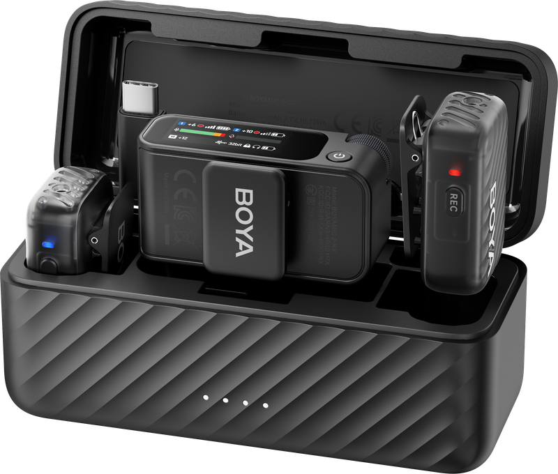 Бездротовий мікрофон BOYA MIC 2-02 Type-C/TRS Black