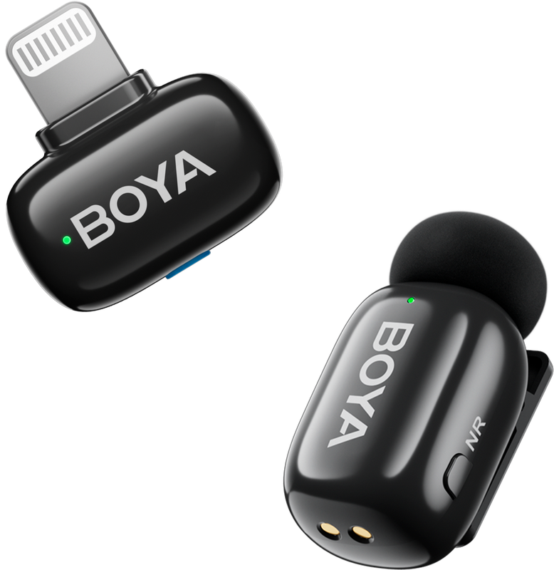 Бездротовий петличний мікрофон BOYA mini-16 Lightning Black