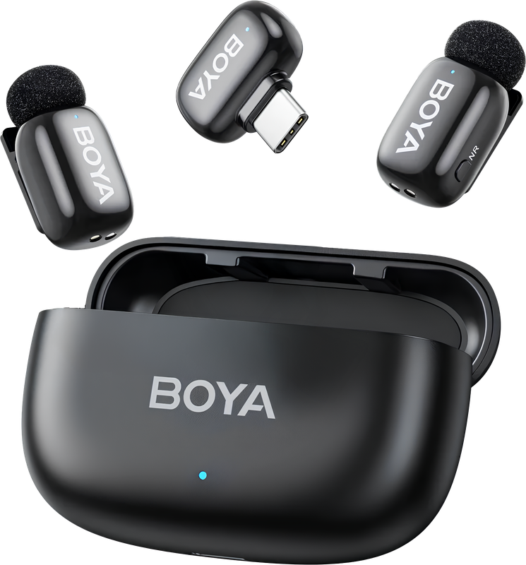 Бездротовий петличний мікрофон BOYA mini-14 Type-C Black