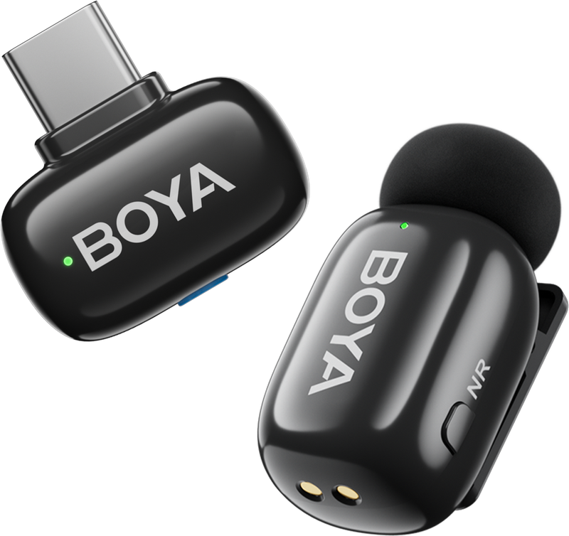 Бездротовий петличний мікрофон BOYA mini-16 Type-C Black