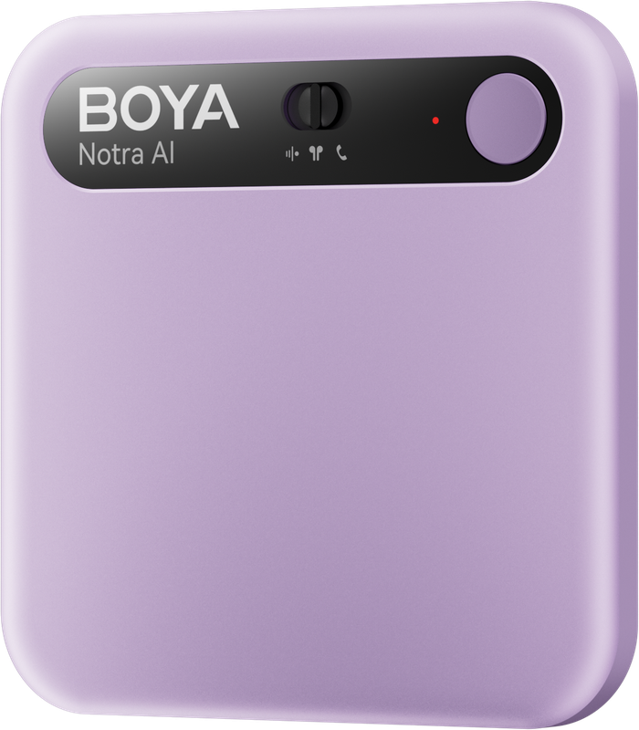 Диктофон з штучним інтелектом Boya Notra Purple