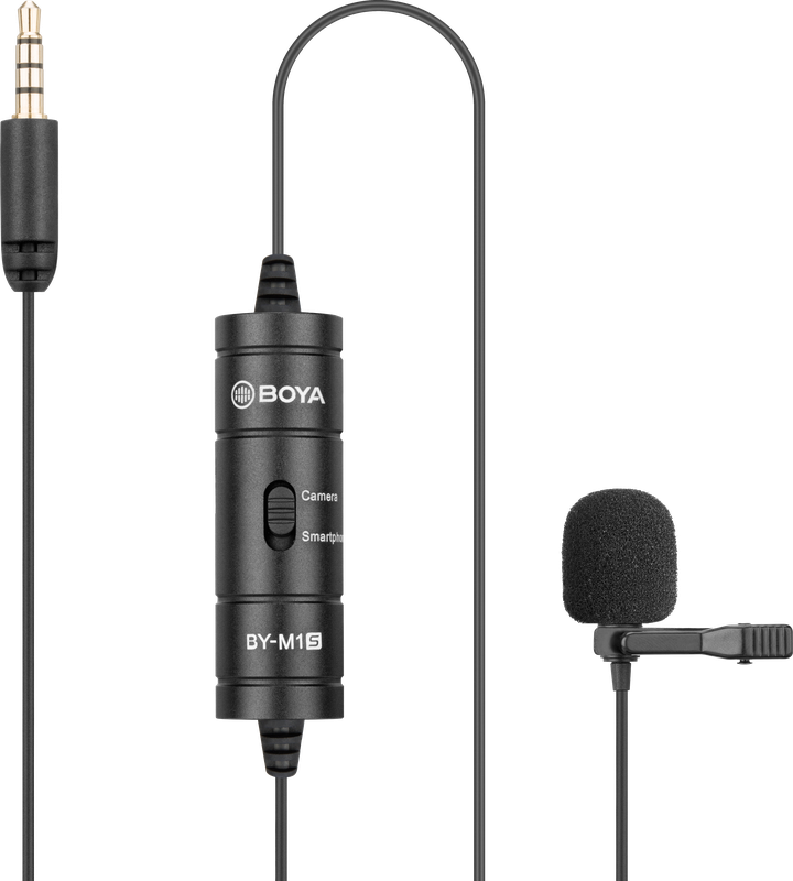 Універсальний петличний мікрофон BOYA BY-M1 Pro II Black — BOYA