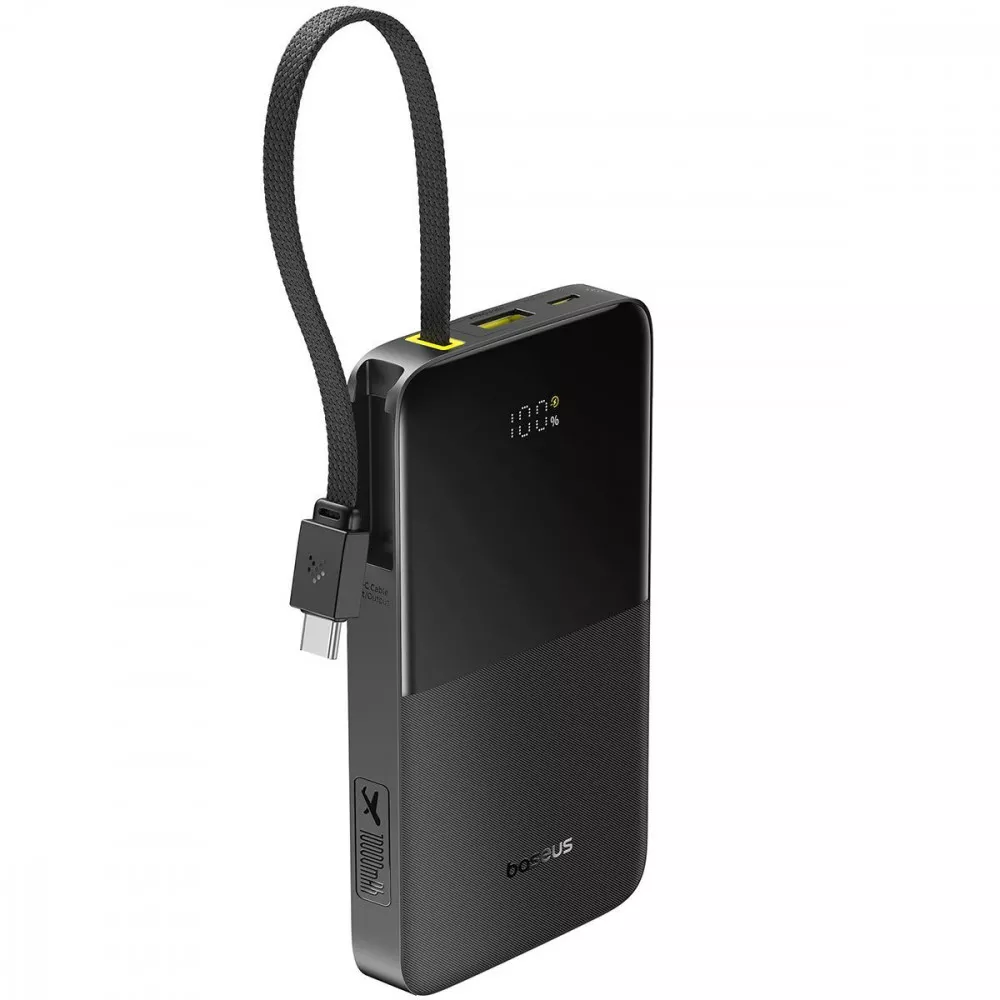 Зовнішній акумулятор Baseus EnerFill Bipow2 Pro 10000mAh 22.5W Cosmic Black