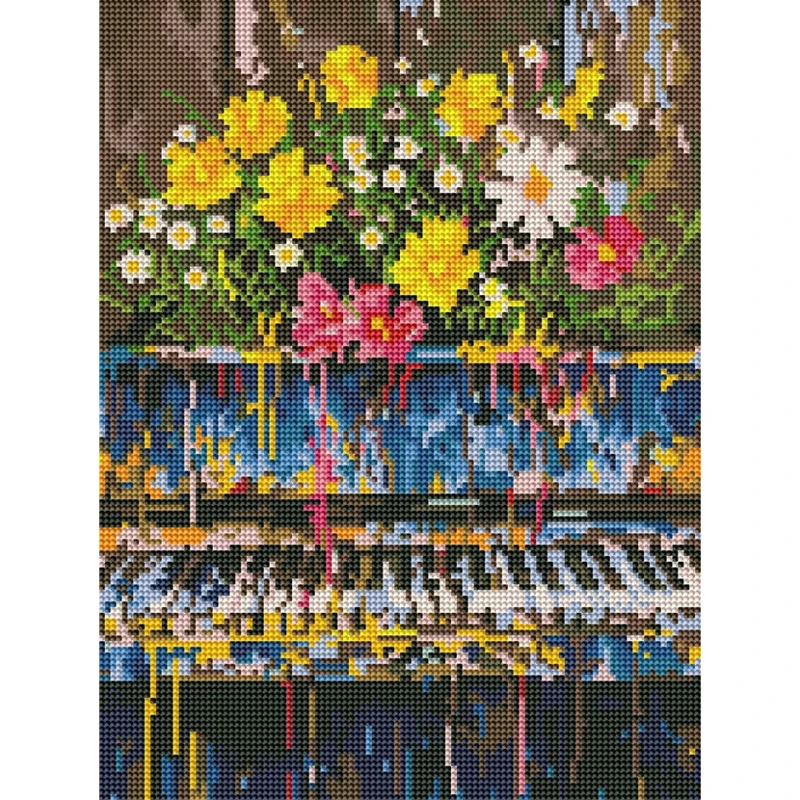 Алмазна мозаїка "Експресія музики" RDBS7003, 40х50 см