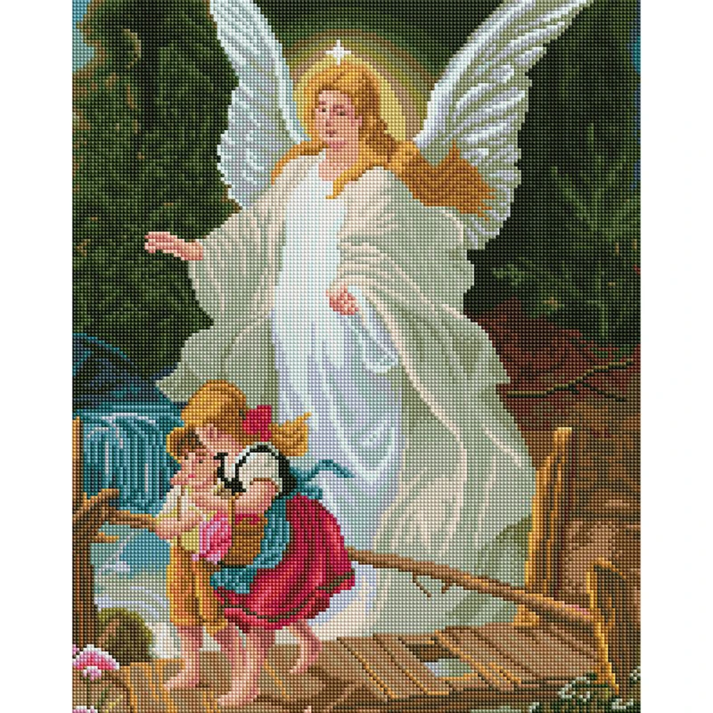 Алмазна мозаїка "Окрилені безпекою" DBS1091, 40х50 см — Brushme