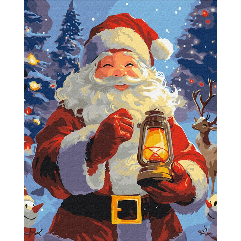 Картина за номерами "Посмішка Різдва" BS54213, 40х50 см
