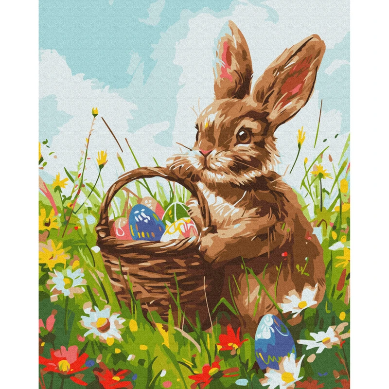 Картина за номерами "Великодній посланець" Brushme BS53931 40x50 см