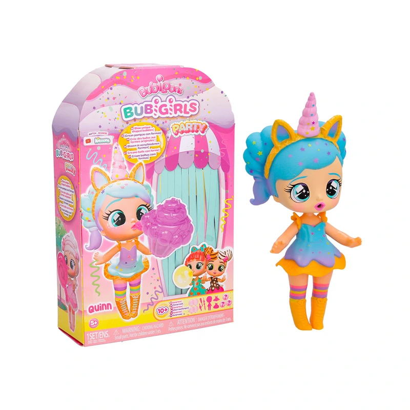 Ігровий набір з лялькою BUBILOONS – КРИХІТКА БАБІ КВІН — Bubiloons