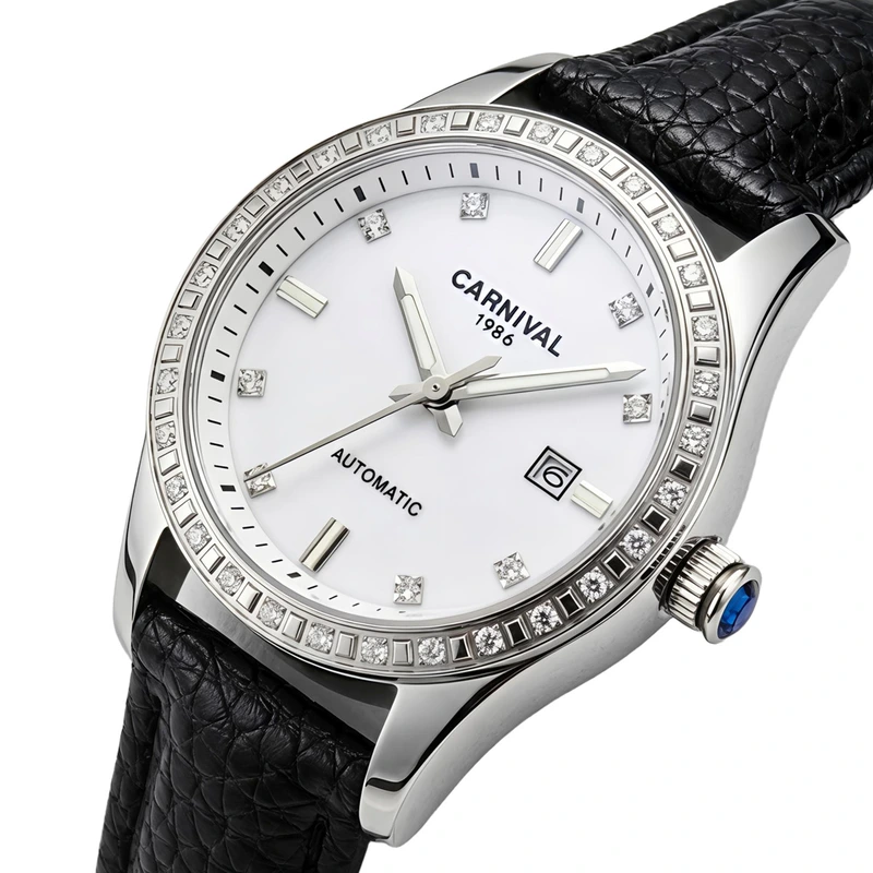 Carnival Luiza White Leather, 2 ремінці