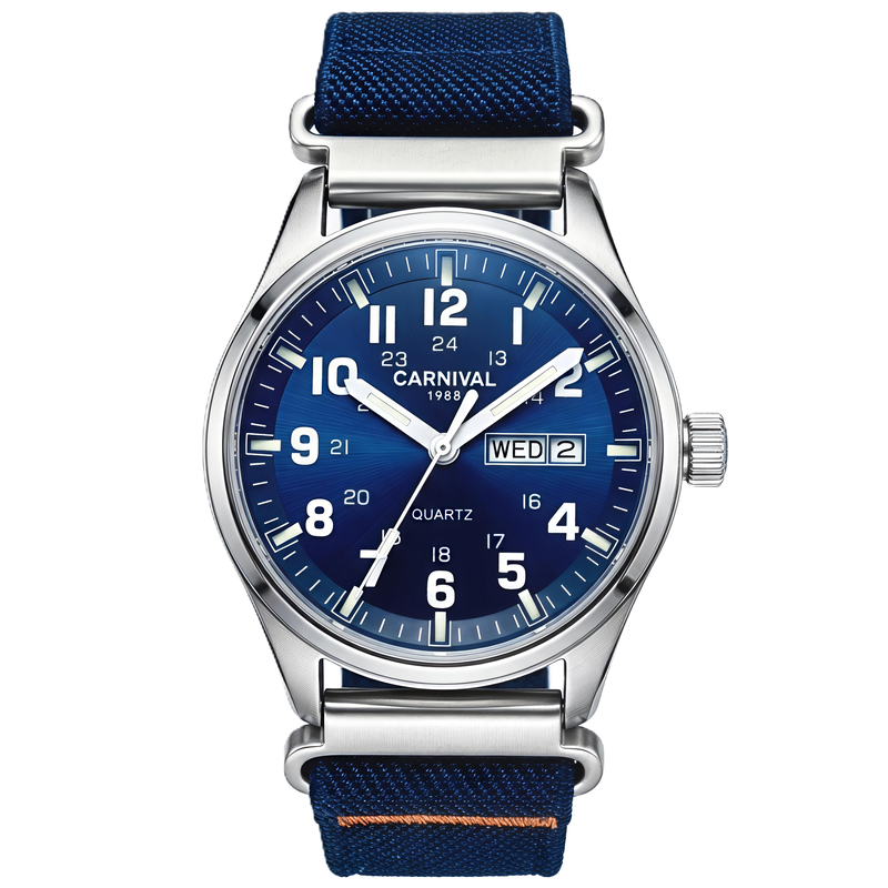 Чоловічий годинник Carnival Millenium Indigo Blue