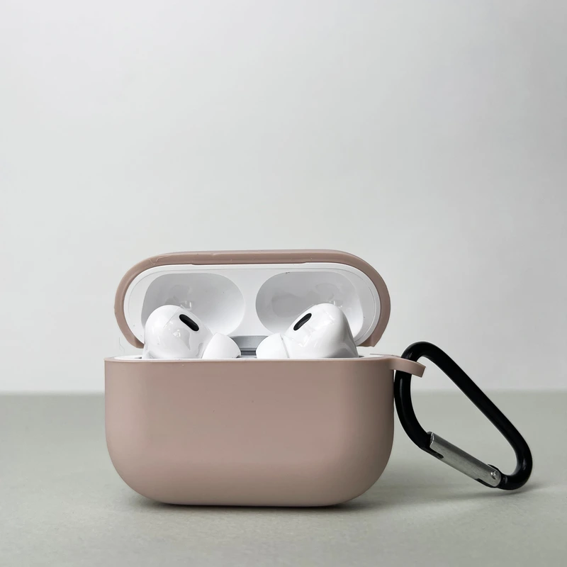 Чохол з карабіном для pods PRO 2 (Пудра) — Case