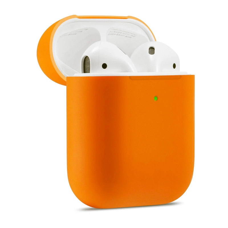 Силіконовий чохол для навушників pods 2 (Помаранчевий)