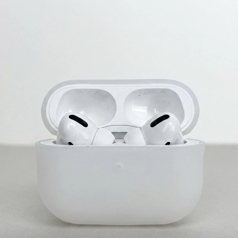 Силіконовий чохол для навушників pods Pro 2 (Прозорий)