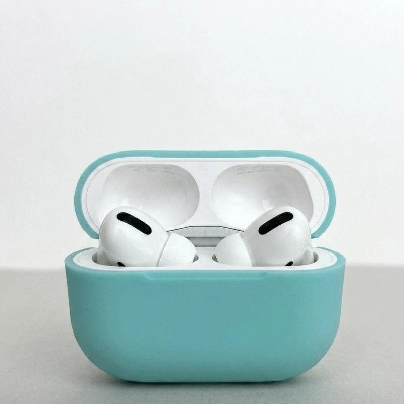 Силіконовий чохол для навушників pods Pro 3 (Бірюзовий)