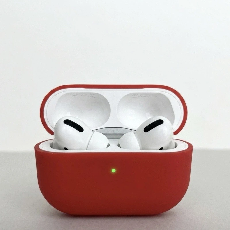 Силіконовий чохол для навушників pods Pro 3 (Червоний)