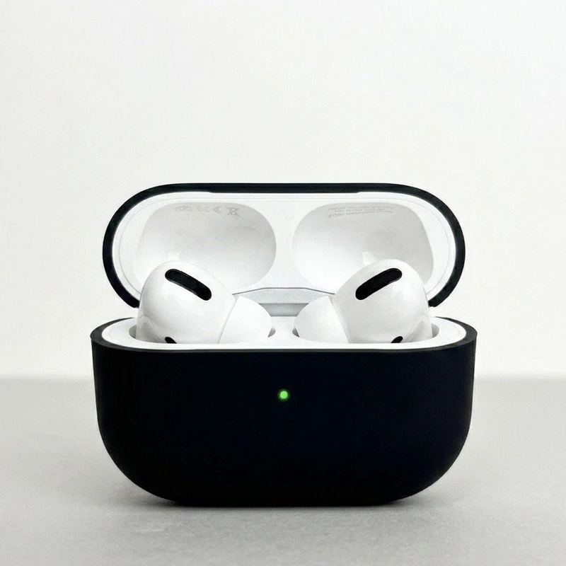 Силіконовий чохол для навушників pods Pro 3 (Чорний)