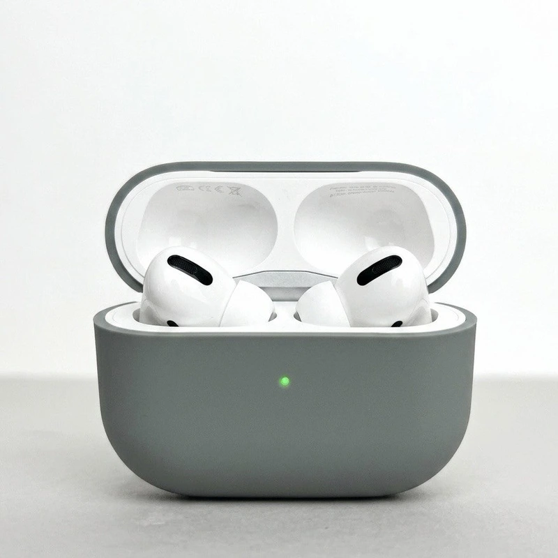 Силіконовий чохол для навушників pods Pro 3 (Сірий)