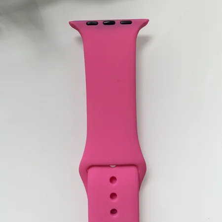 Силіконовий ремінець для розумного годинника Smart Watch 42/44 (Рожевий)