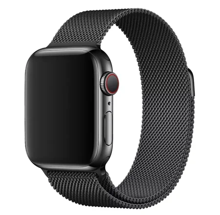 Ремінець для розумного годинника Smart Watch 42/44 Міланська петля (Чорний)