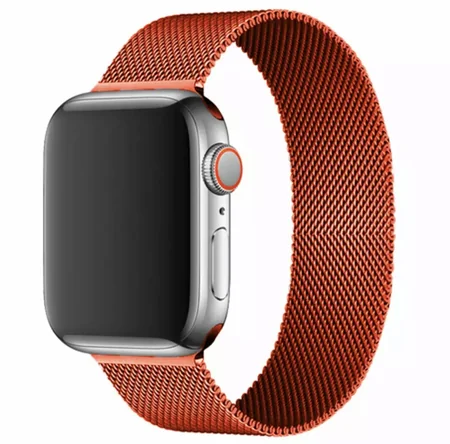 Ремінець для розумного годинника Smart Watch 42/44 Міланська петля (Помаранчевий)