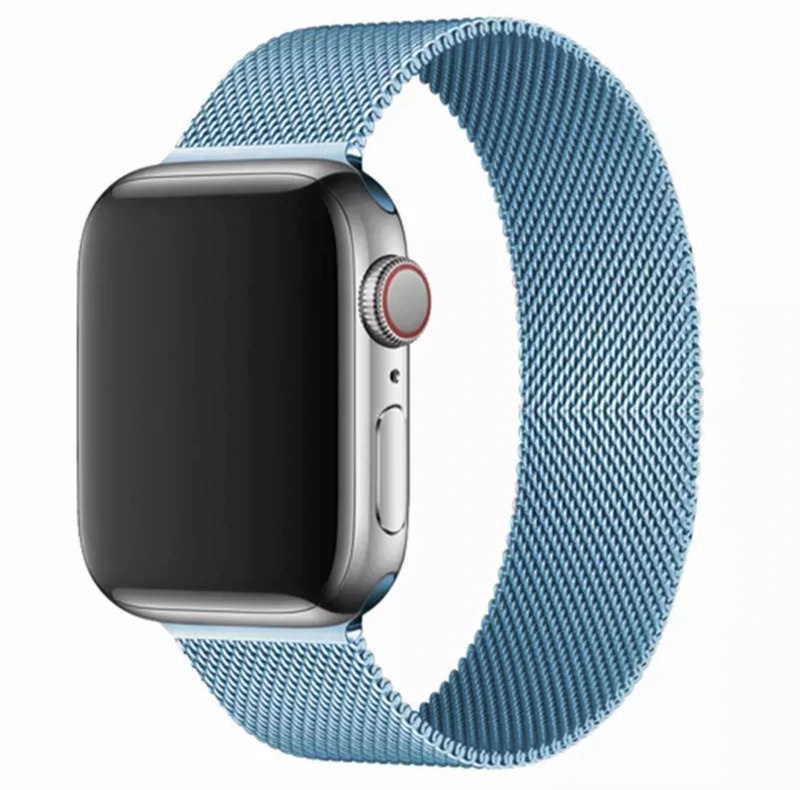 Ремінець для розумного годинника Smart Watch 42/44 Міланська петля (Блакитний)