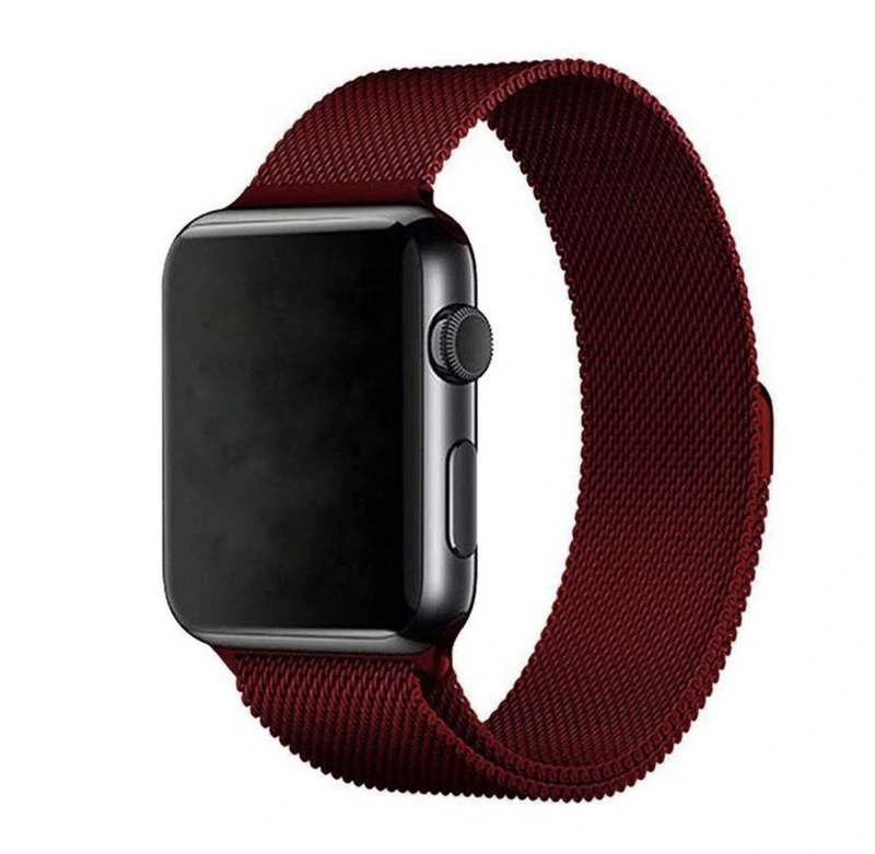 Ремінець для розумного годинника Smart Watch 42/44 Міланська петля (Бордовий)