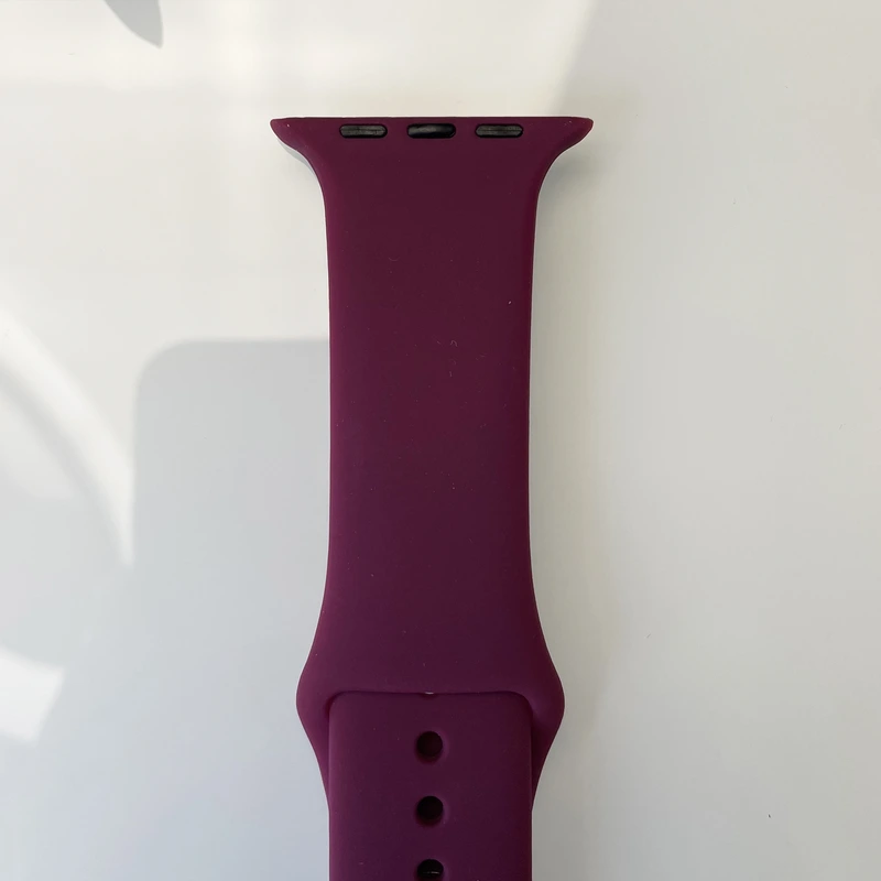 Силіконовий ремінець для розумного годинника Smart Watch 42/44 (Бордовий)