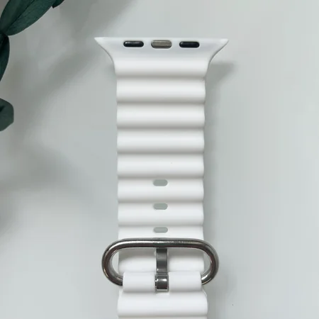 Силіконовий ремінець для Smart Watch Ocean Band 42/44/45/49 (Білий)