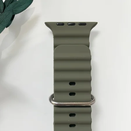 Силіконовий ремінець для Smart Watch Ocean Band 42/44/45/49 (Хакі)