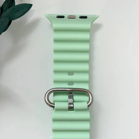 Силіконовий ремінець для Smart Watch Ocean Band 42/44/45/49 (Салатовий)