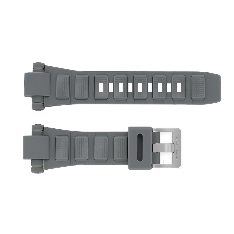 Ремінець для каучуковий для Casio 3009 Сірий 30х13,5 мм.