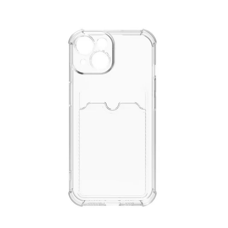 Чохол накладка Shockproof Card Slots для iPhone 12 Pro Max- прозорий