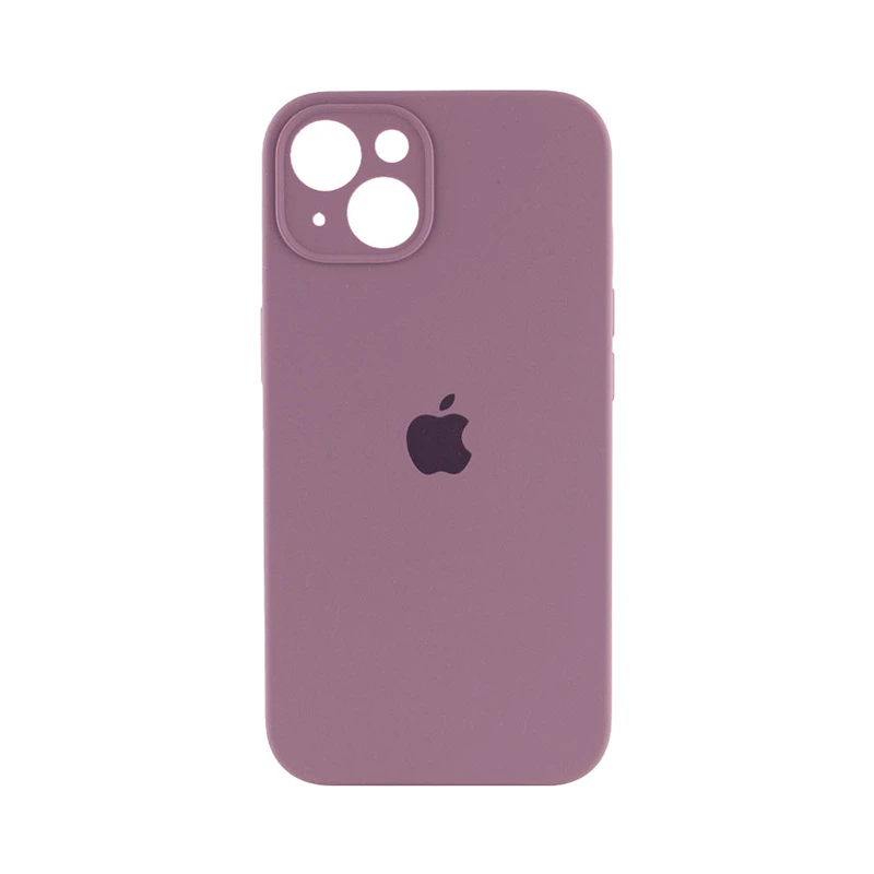 Чохол накладка Silicone Case Full Camera Protection для iPhone 14- amethyst
