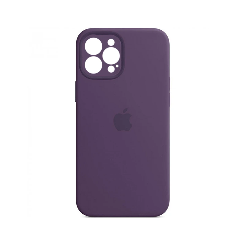 Чохол накладка Silicone Case Full Camera Protection для iPhone 13 Pro- grape