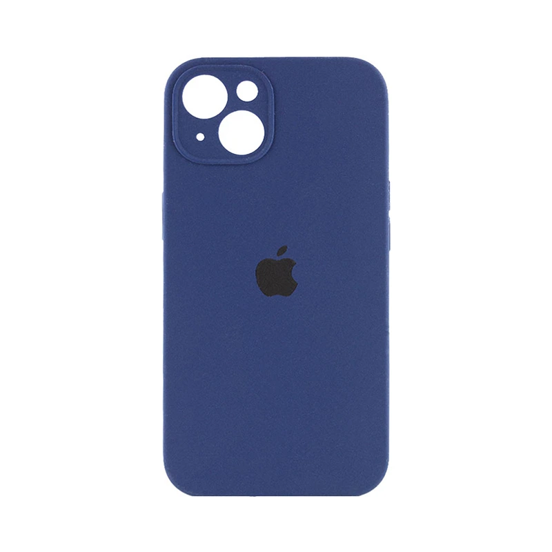 Чохол накладка Silicone Case Full Camera Protection для iPhone 14- navy blue