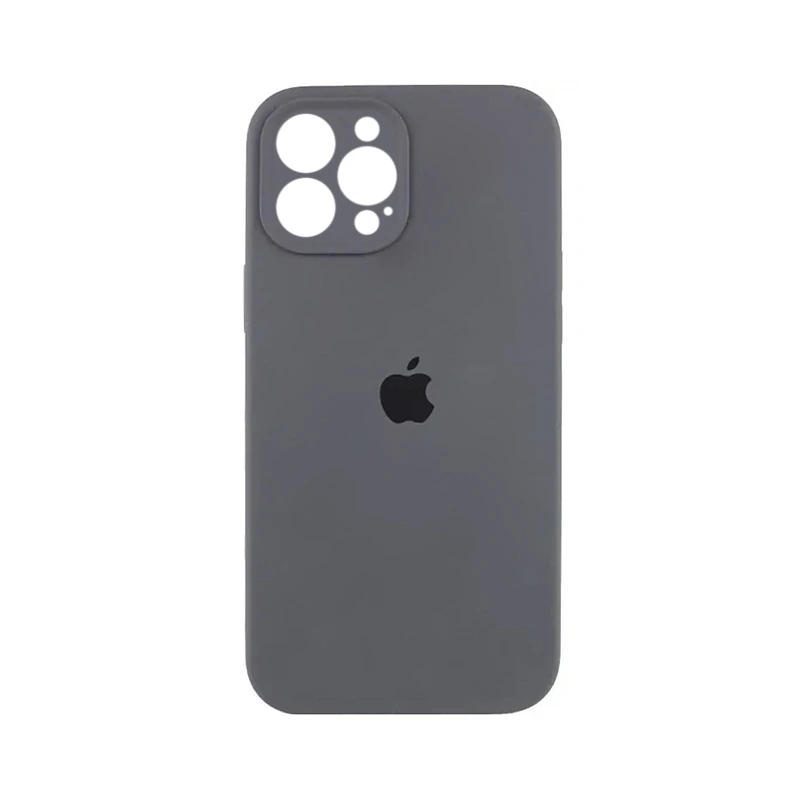 Чохол накладка Silicone Case Full Camera Protection для iPhone 13 Pro- midnight