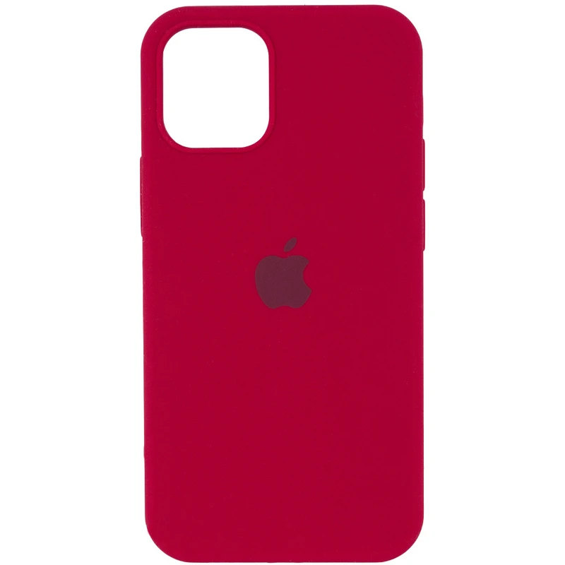 Чохол накладка Silicone Case Full для iPhone 12 Mini- burgundy