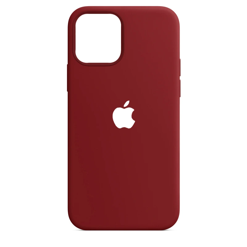 Чохол накладка Silicone Case Full для iPhone 12 Mini- cherry